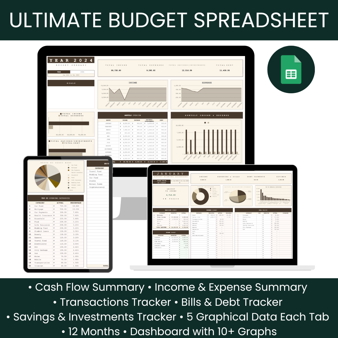 Ultimate Budget Spreadsheet